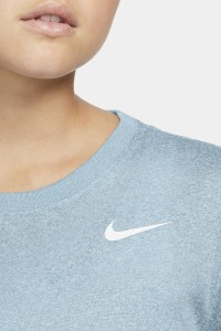 Футболка женская Nike W NK DF TEE RLGD LBR голубая DX0687-475 изображение 4