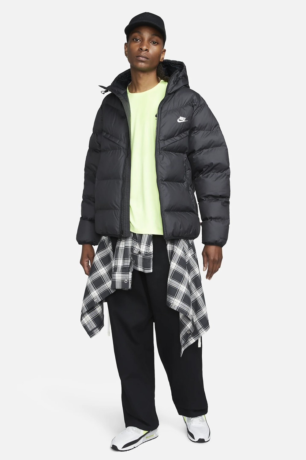 Куртка мужская Nike M NK SF WR PL-FLD HD JKT черная FB8185-010 изображение 4