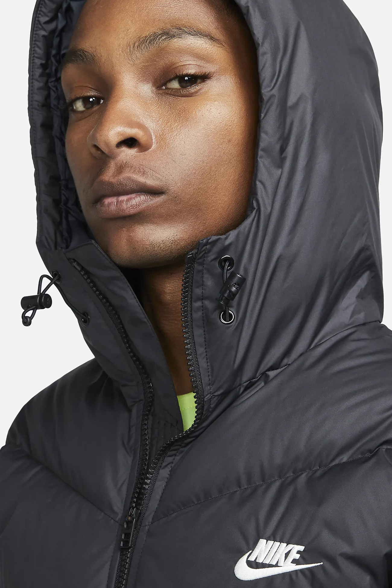 Куртка мужская Nike M NK SF WR PL-FLD HD JKT черная FB8185-010 изображение 5