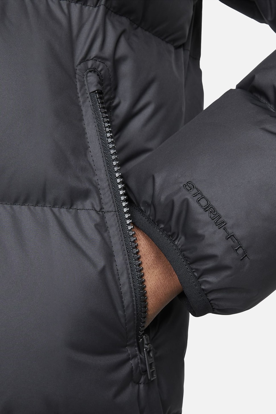 Куртка чоловіча Nike M NK SF WR PL-FLD HD JKT чорна FB8185-010 — фото 7