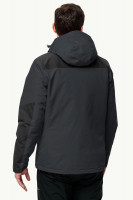 Куртка чоловіча Jack Wolfskin JASPER INS JKT M темно-сіра 1114321-6350 изображение 3