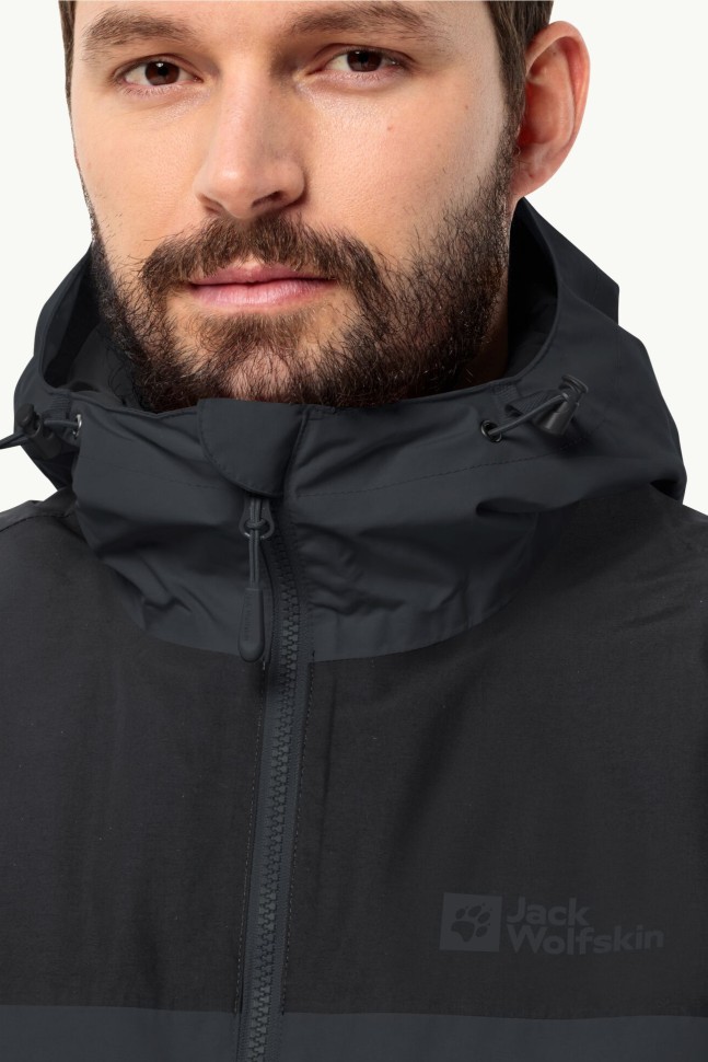 Куртка мужская Jack Wolfskin JASPER INS JKT M темно-серая 1114321-6350 изображение 4