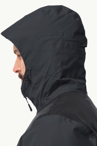 Куртка мужская Jack Wolfskin JASPER INS JKT M темно-серая 1114321-6350 изображение 5
