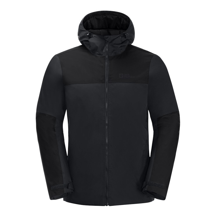 Куртка мужская Jack Wolfskin JASPER INS JKT M темно-серая 1114321-6350 изображение 6