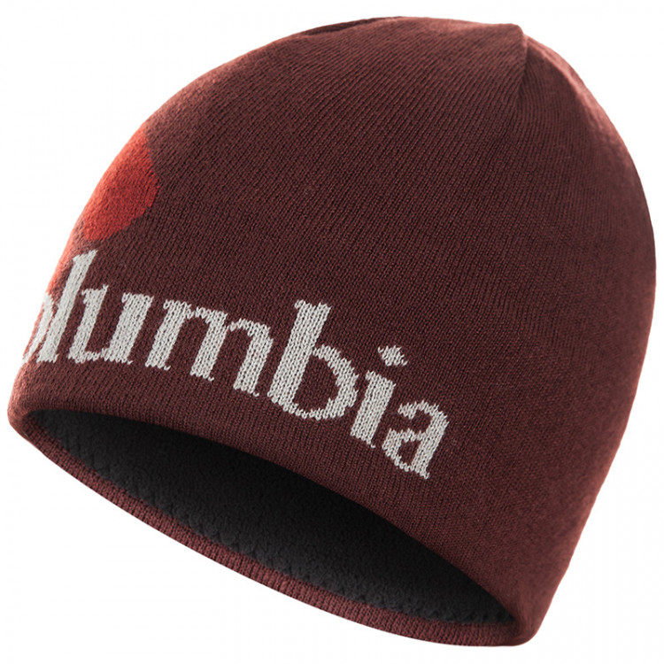 Шапка Columbia Heat Beanie Hat бордовая 1472301-521 изображение 1