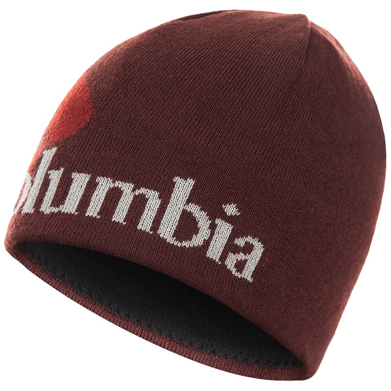 Шапка Columbia Heat Beanie Hat бордовая 1472301-521 — Sport City Шапка Columbia Heat Beanie Hat бордовая 1472301-521