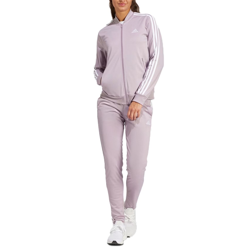 Костюм жіночий Adidas W 3S TR TS фіолетовий IS0852 — фото 1