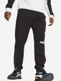 Штани чоловічі Puma ESS BLOCK x TAPE Sweatpants TR cl чорні 67517201 изображение 2