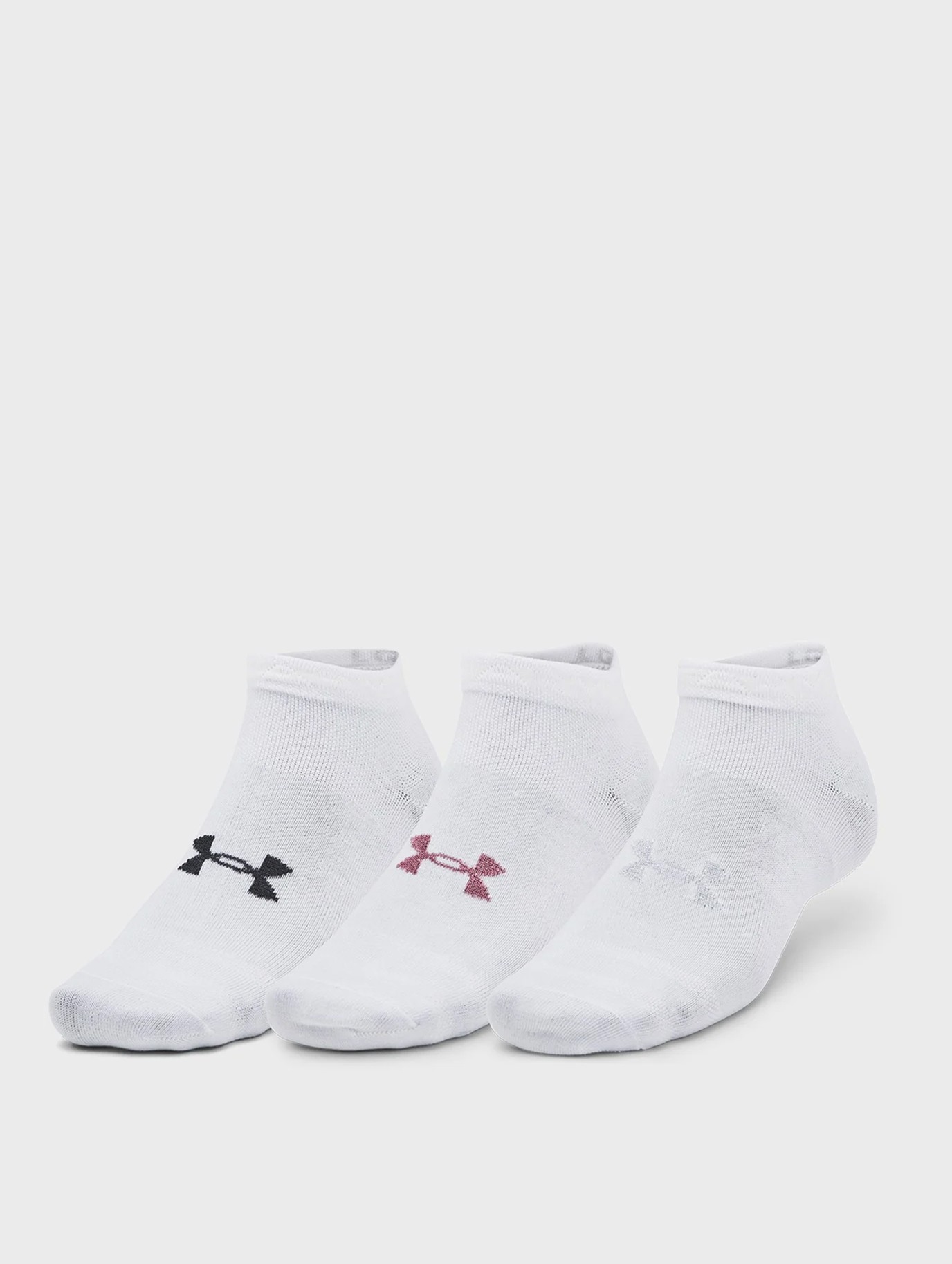 Шкарпетки  Under Armour UA Essential Low Cut 3pk білі 1382958-100 изображение 2