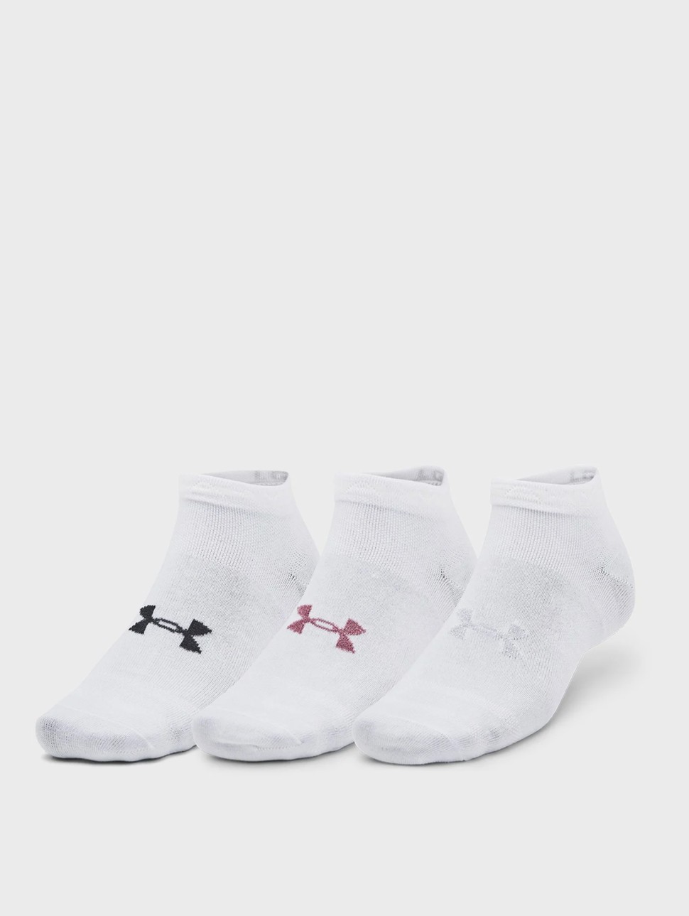 Шкарпетки Under Armour UA Essential Low Cut 3pk білі 1382958-100 — фото 2