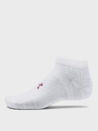 Носки  Under Armour UA Essential Low Cut 3pk белые 1382958-100 изображение 4