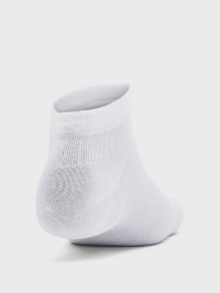 Носки  Under Armour UA Essential Low Cut 3pk белые 1382958-100 изображение 5