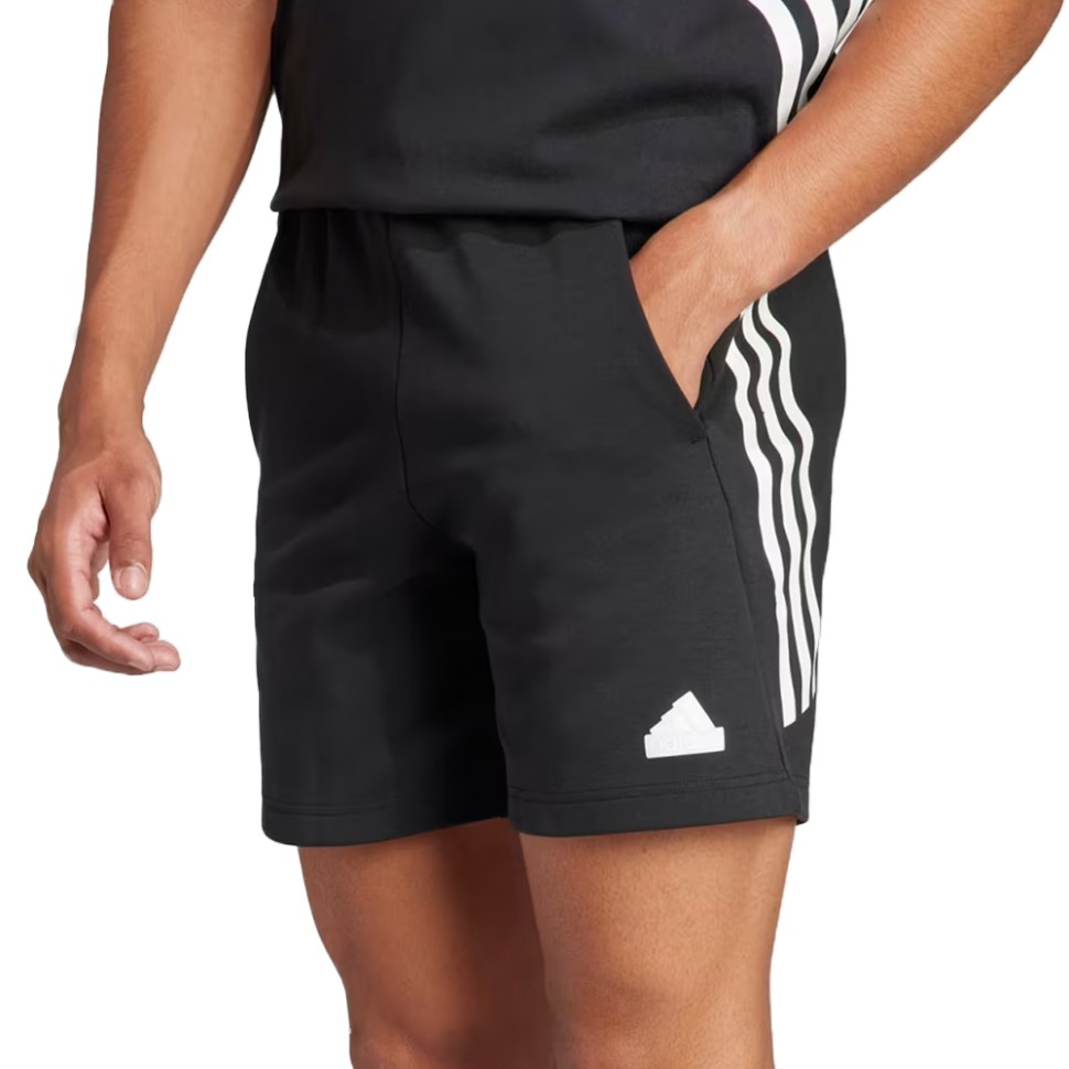 Шорты мужские Adidas M FI 3S SHO черные IN3312 изображение 1