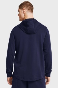 Толстовка мужская Under Armour UA Rival Terry Graphic Hood синяя 1386047-410 изображение 3