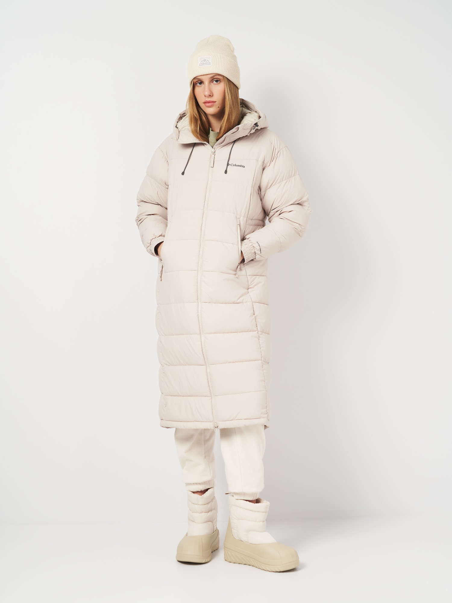 Куртка женская Columbia Pike Lake™ II Long Jacket бежевая 2051351-279 изображение 2