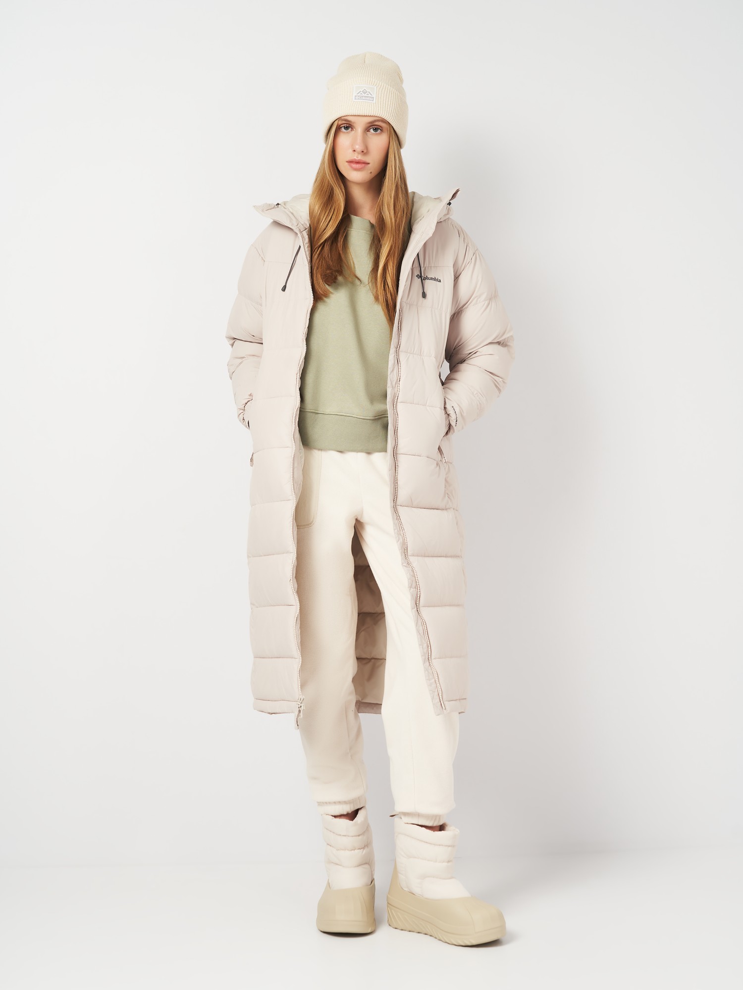 Куртка женская Columbia Pike Lake™ II Long Jacket бежевая 2051351-279 изображение 4