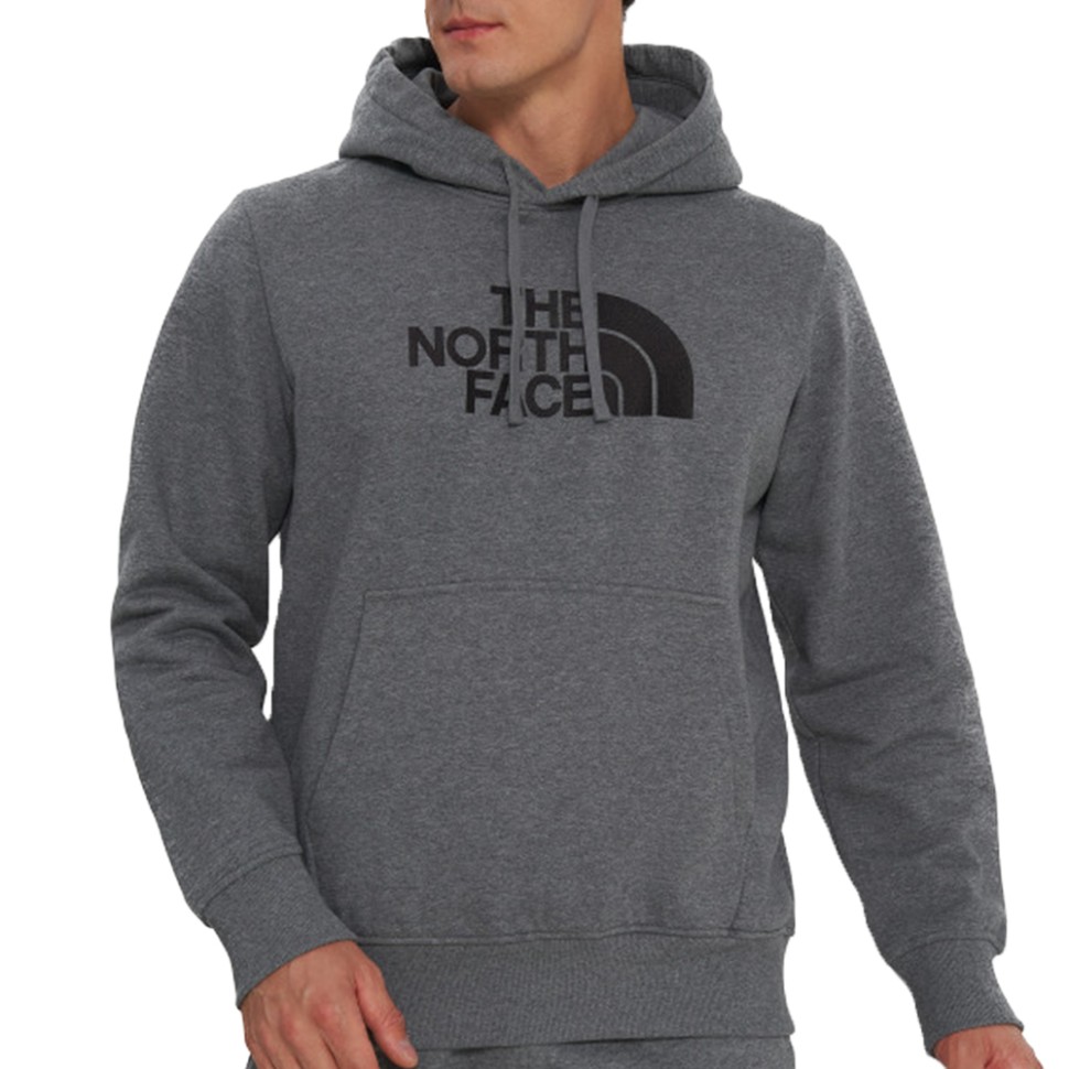Толстовка мужская The North Face DREW PEAK PULLOVER HOODIE серая NF0A89EMDYY1 — Sport City Толстовка мужская The North Face DREW PEAK PULLOVER HOODIE серая NF0A89EMDYY1
