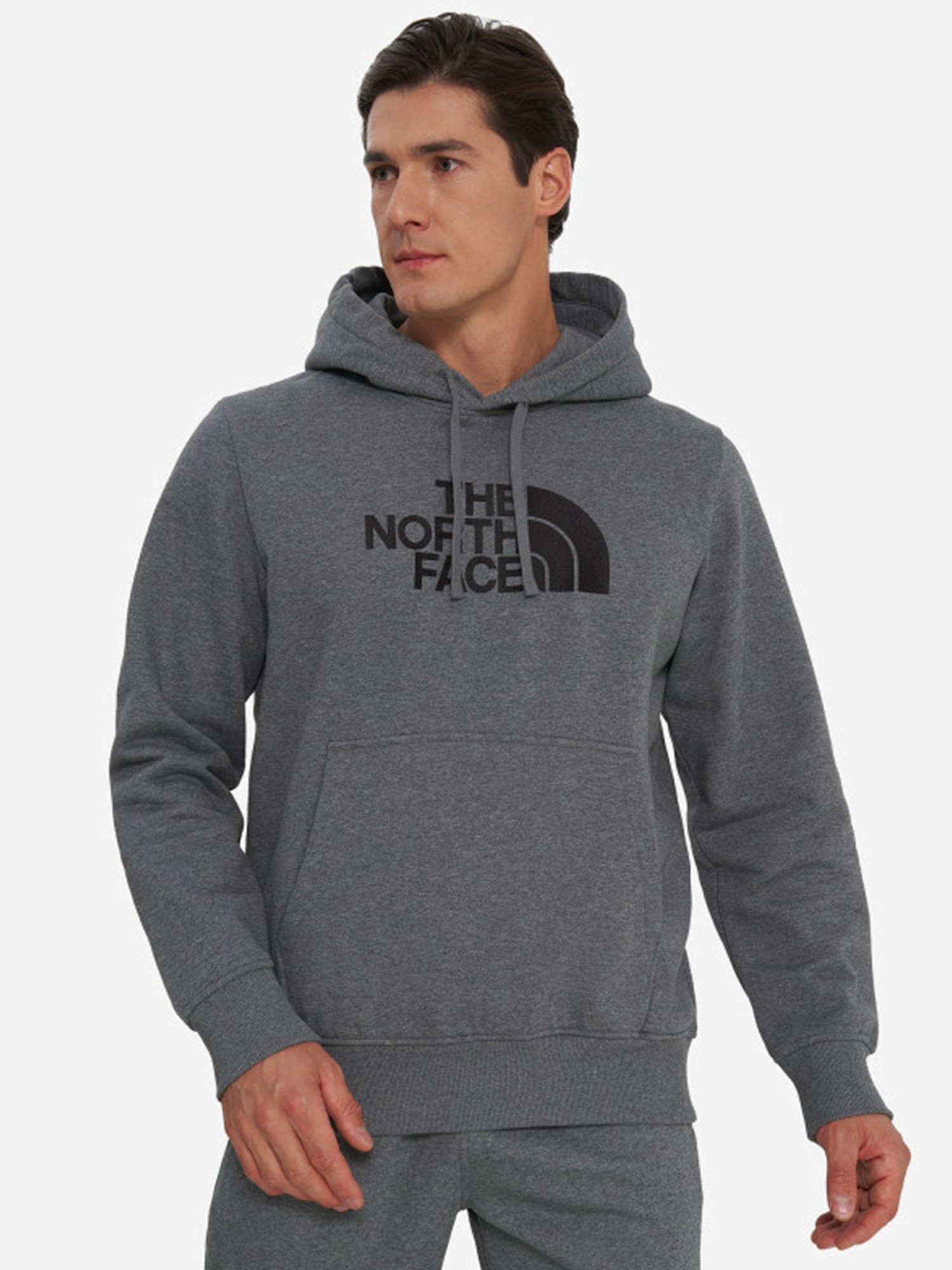 Толстовка мужская The North Face DREW PEAK PULLOVER HOODIE серая NF0A89EMDYY1 изображение 2
