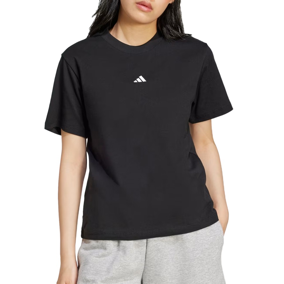 Футболка женская Adidas W SL SJ T черная JC5943 изображение 1