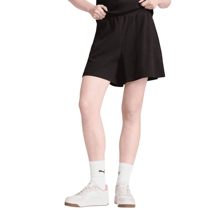 Шорты женские Puma HER High-Waist Shorts черные 68506201