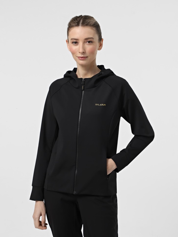 Толстовка жіноча Larum Evelyn чорна 102519-010 изображение 2