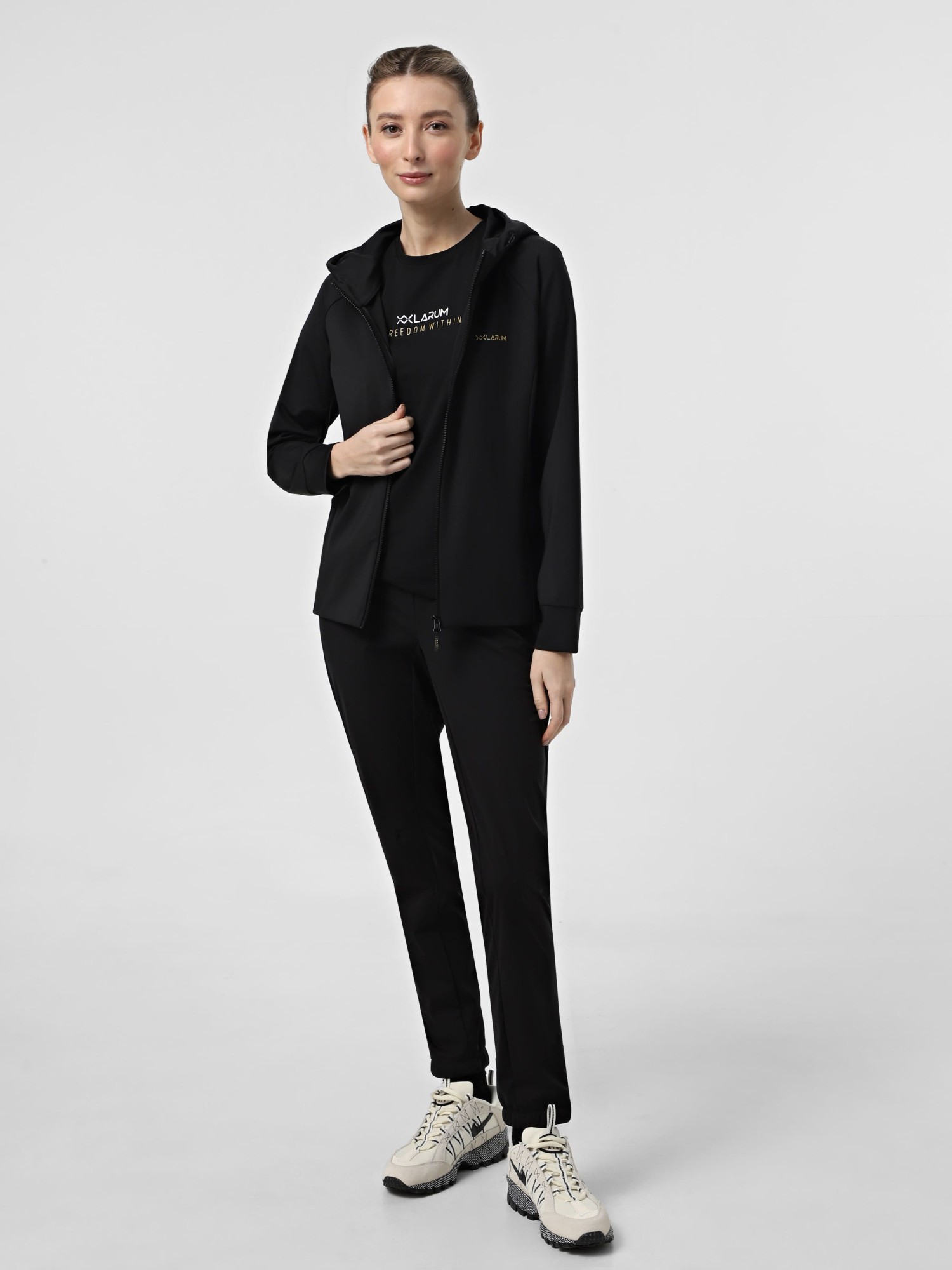 Толстовка жіноча Larum Evelyn чорна 102519-010 изображение 6