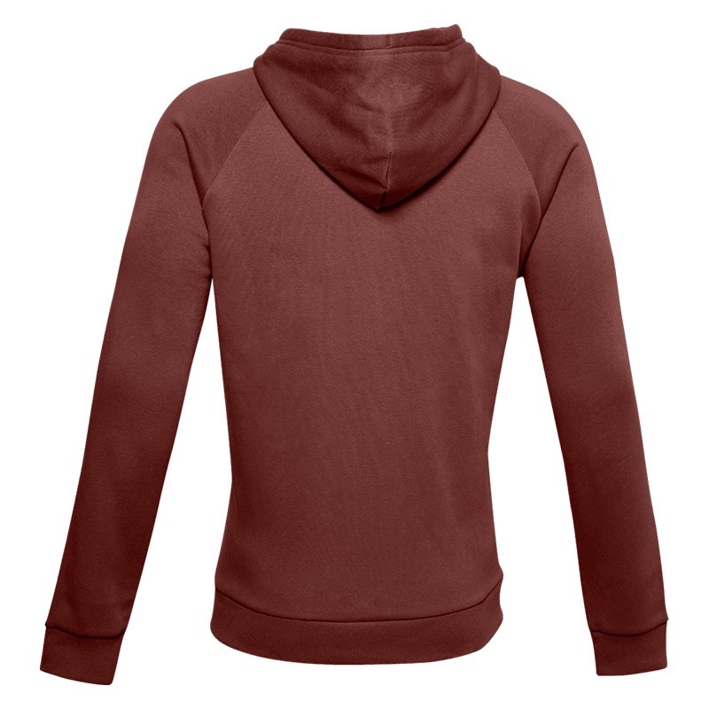 Толстовка чоловіча Under Armour Rival Fleece Box Logo HD коричнева 1357095-688 — фото 2