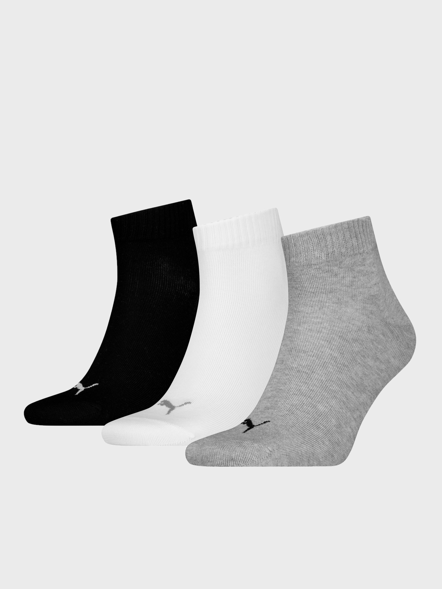 Шкарпетки  Puma PUMA UNISEX QUARTER PLAIN 3P мультиколір 93858917 изображение 2