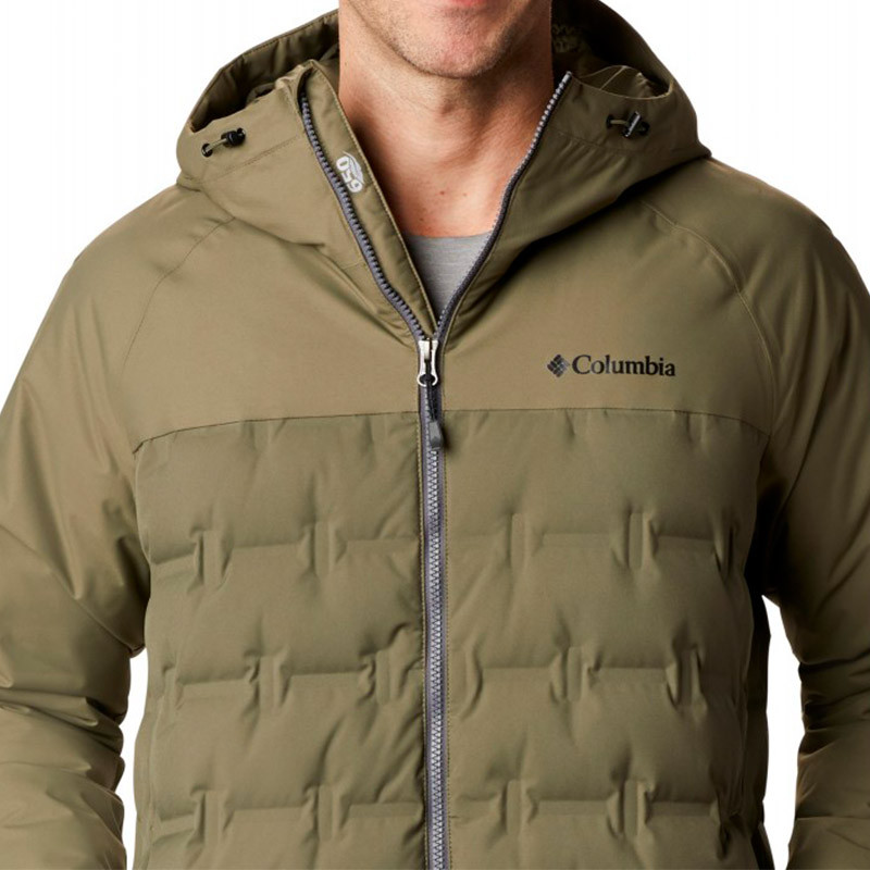 Куртка мужская Columbia Grand Trek™ Down Jacket зеленая 1864526-397 изображение 3