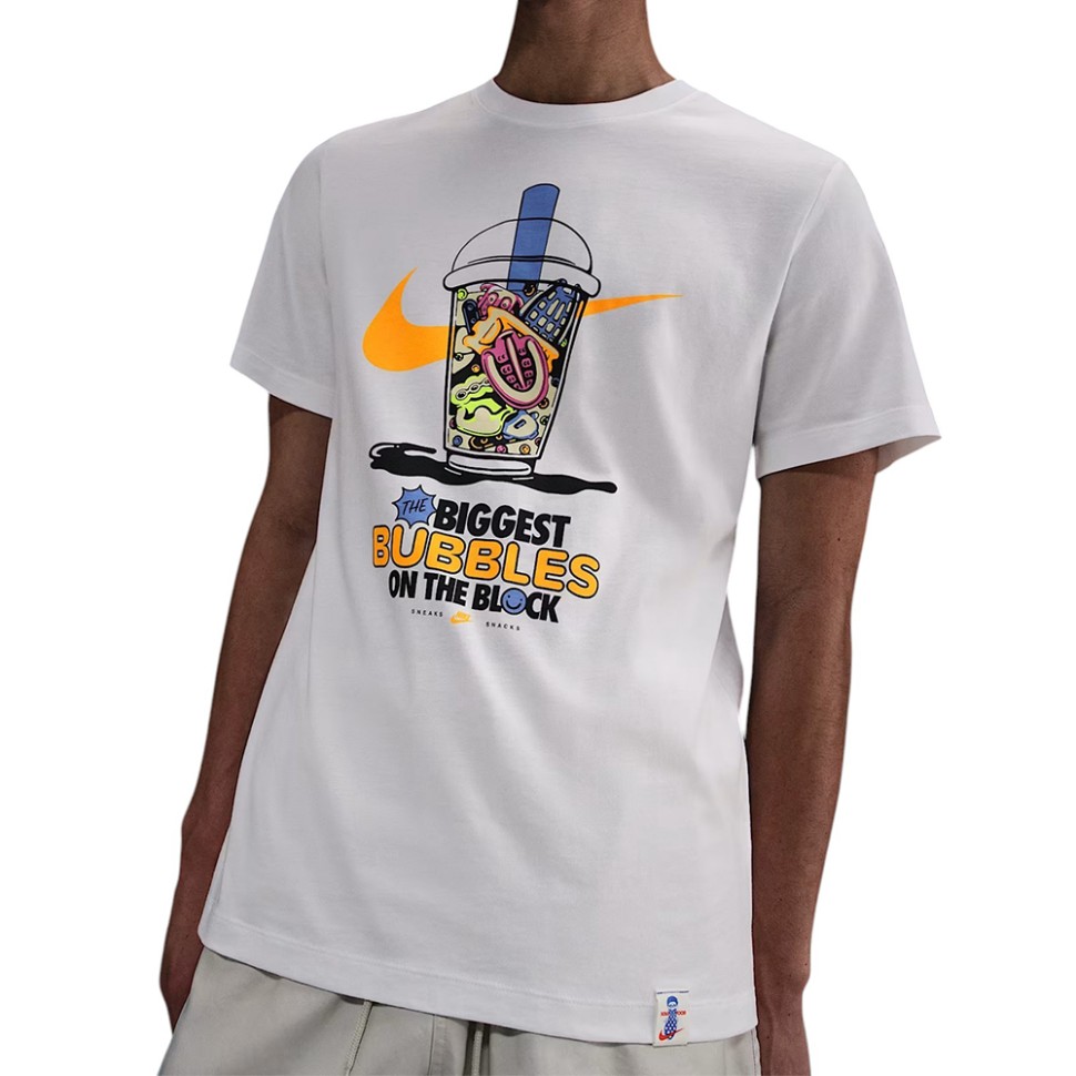 Футболка мужская Nike U NSW TEE OC SOLE FOOD HBR белая HJ0770-100 изображение 1