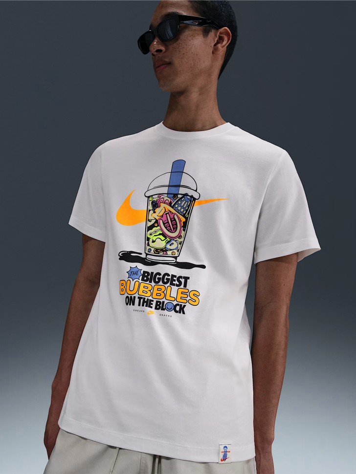 Футболка мужская Nike U NSW TEE OC SOLE FOOD HBR белая HJ0770-100 изображение 2