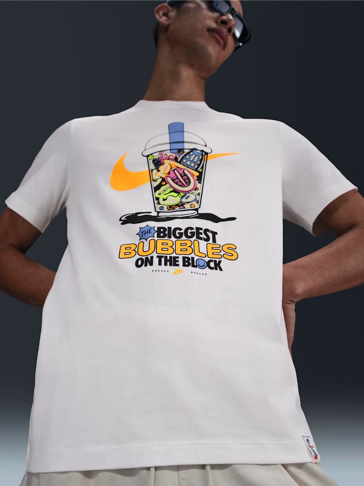 Футболка мужская Nike U NSW TEE OC SOLE FOOD HBR белая HJ0770-100 изображение 4