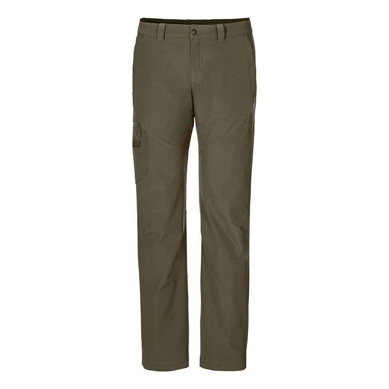 Брюки утепленные мужские Jack Wolfskin Chilly Track Xt Pants Men серые 1502381-4690 изображение 1
