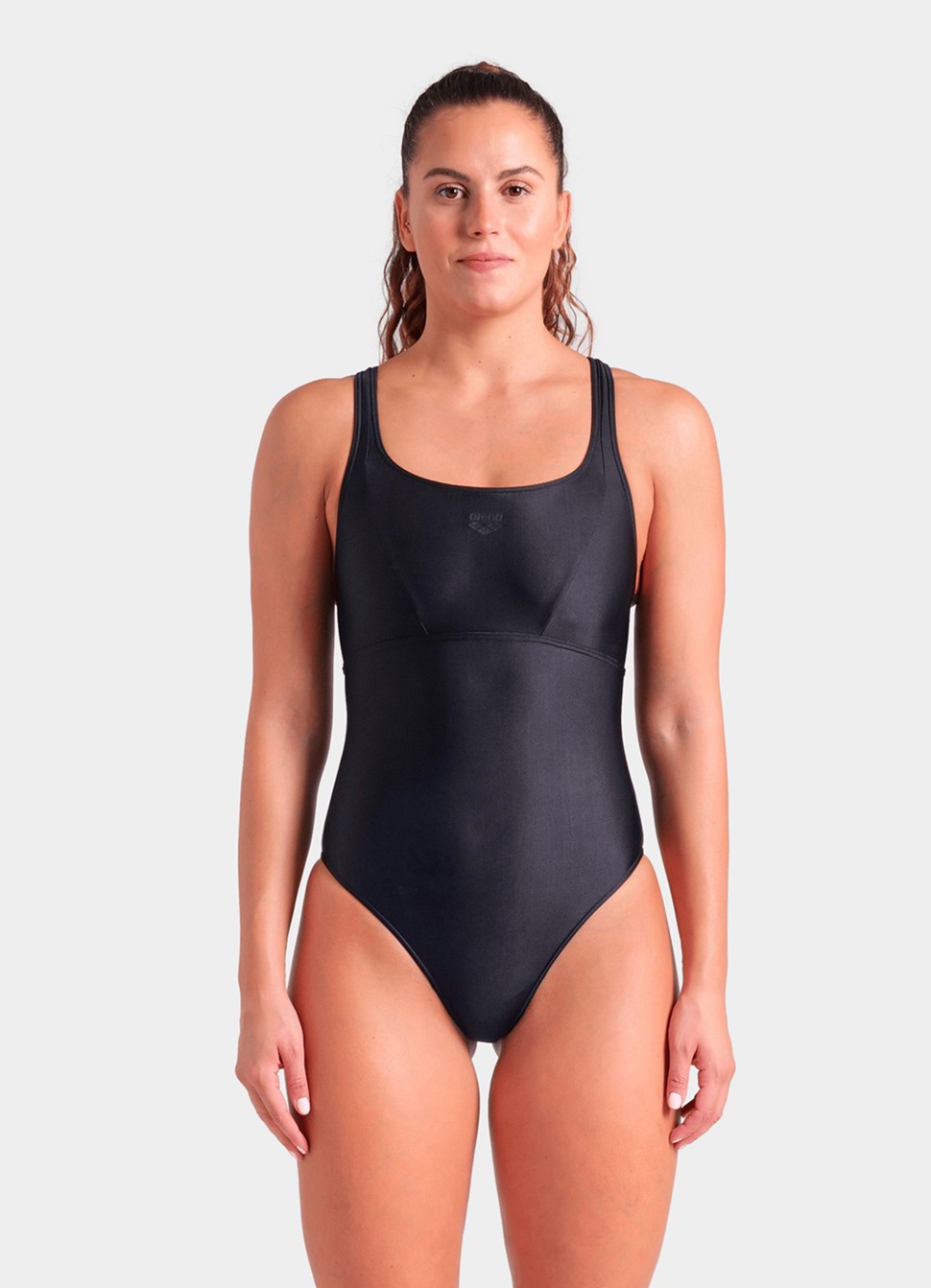 Купальник жіночий Arena SOLID SWIMSUIT CONTROL PRO BAC чорний 005910-501 — фото 2