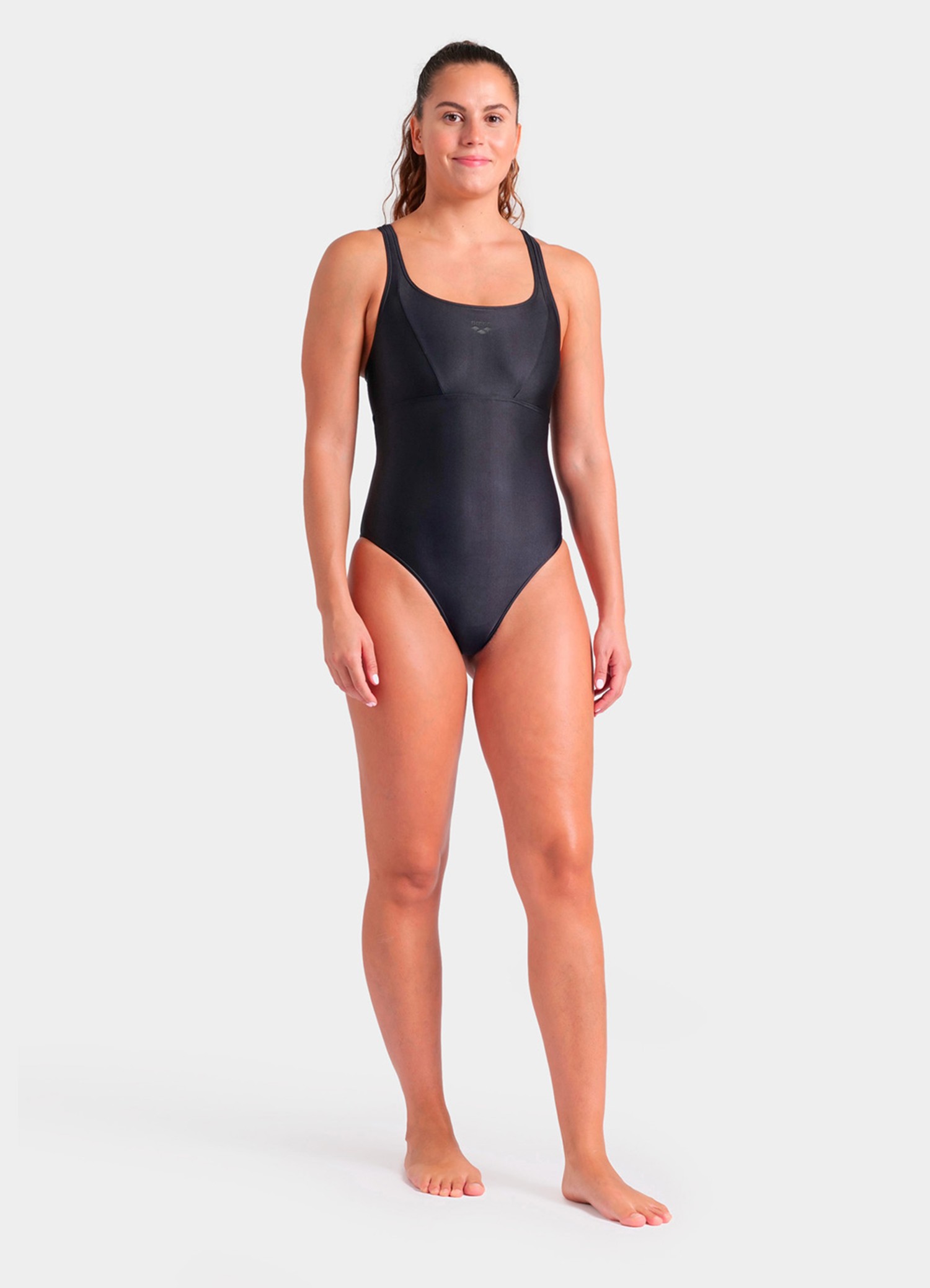 Купальник женский Arena SOLID SWIMSUIT CONTROL PRO BAC черный 005910-501 изображение 3