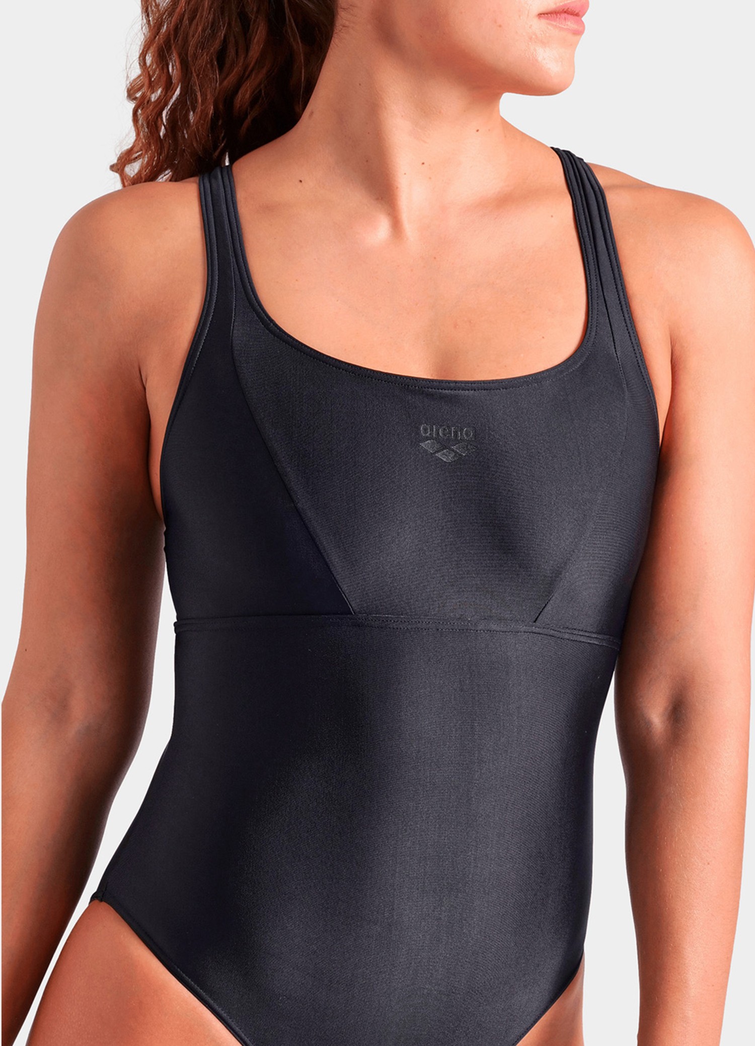 Купальник женский Arena SOLID SWIMSUIT CONTROL PRO BAC черный 005910-501 изображение 4