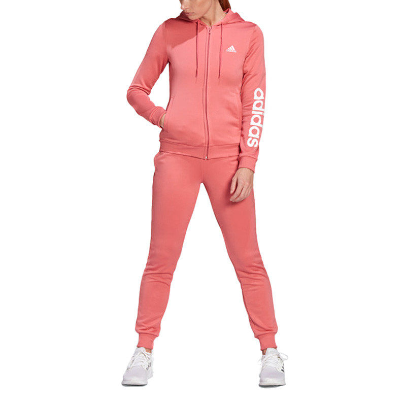 Костюм женский Adidas W Lin Ft Ts розовый GM5578 изображение 2