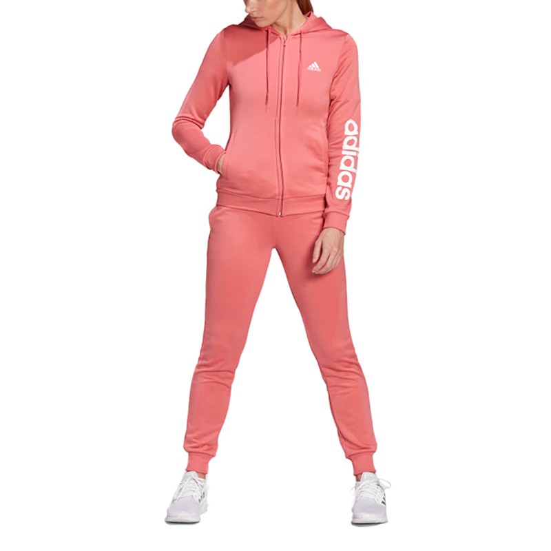 Костюм жіночий Adidas W Lin Ft Ts рожевий GM5578 — фото 2