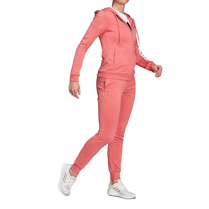 Костюм женский Adidas W Lin Ft Ts розовый GM5578 изображение 3