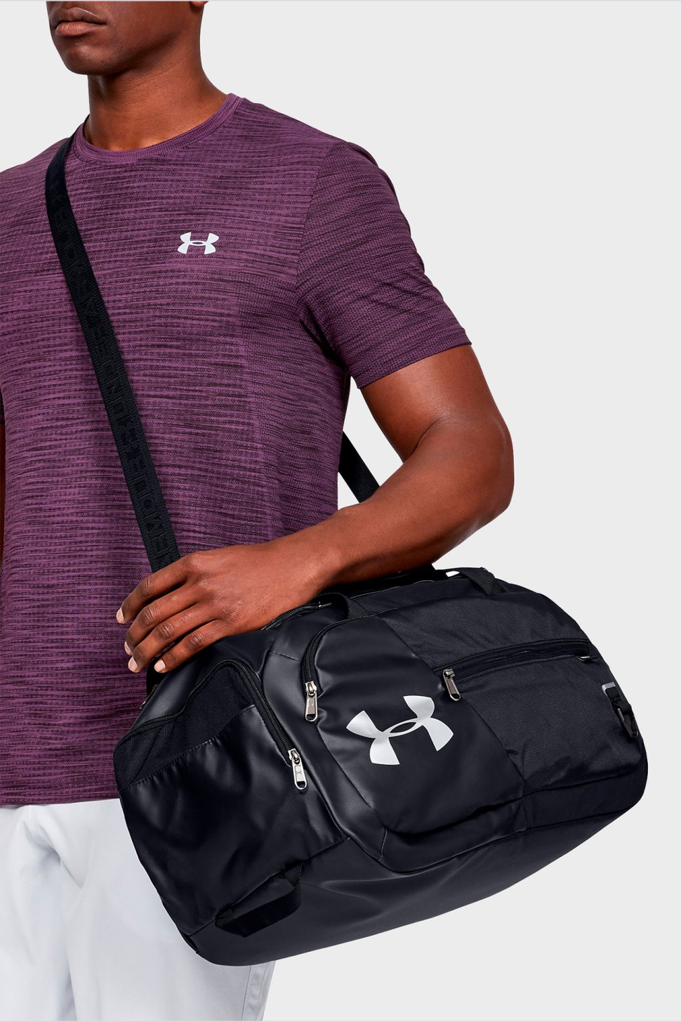 Сумка Under Armour Undeniable Duffel 4.0 SM черная 1342656-001 — фото 6