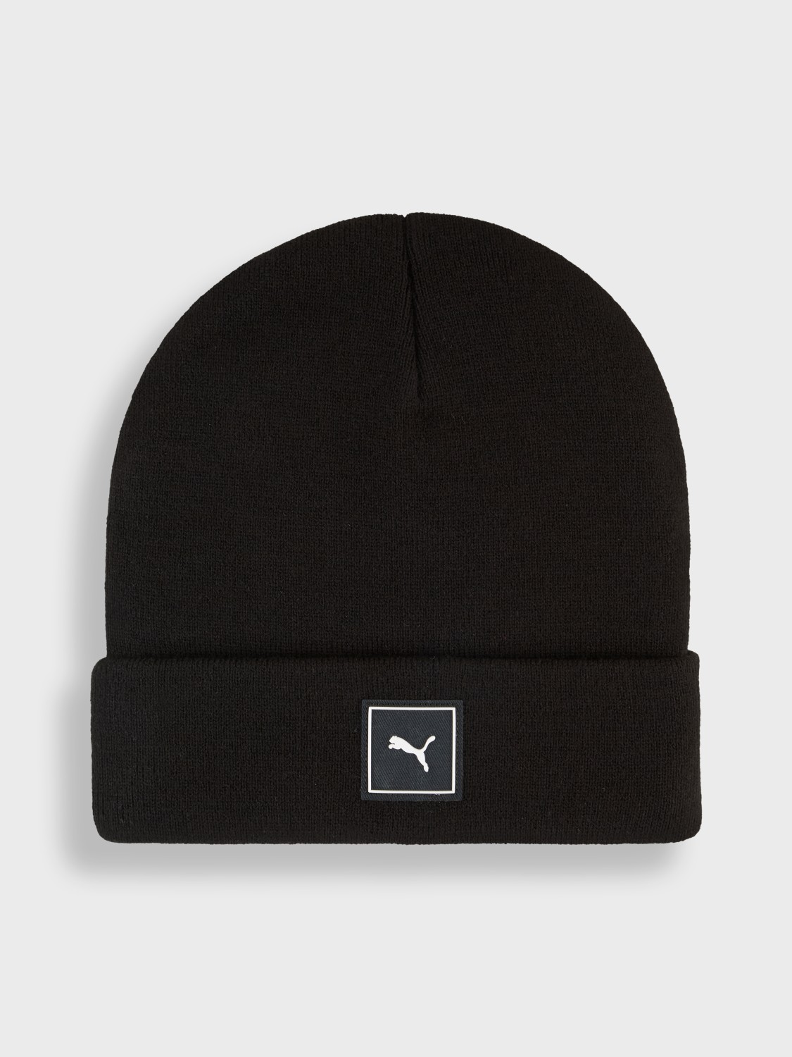 Шапка  Puma WARDROBE ESS High Crown Beanie черная 02640901 изображение 2