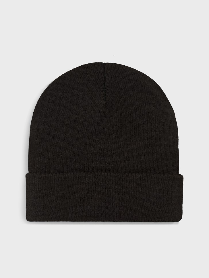 Шапка  Puma WARDROBE ESS High Crown Beanie черная 02640901 изображение 3