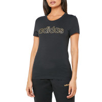 Футболка женская Adidas Essentials Branded черная FL0164