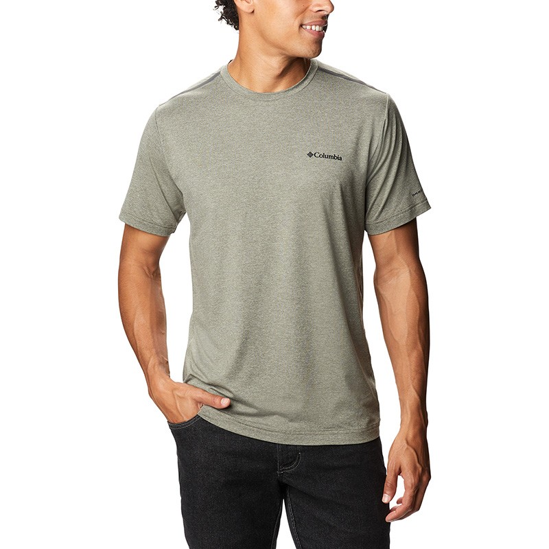 Футболка мужская Columbia Tech Trail ™ Crew Neck зеленая 1893901-397 — Sport City Футболка мужская Columbia Tech Trail ™ Crew Neck зеленая 1893901-397