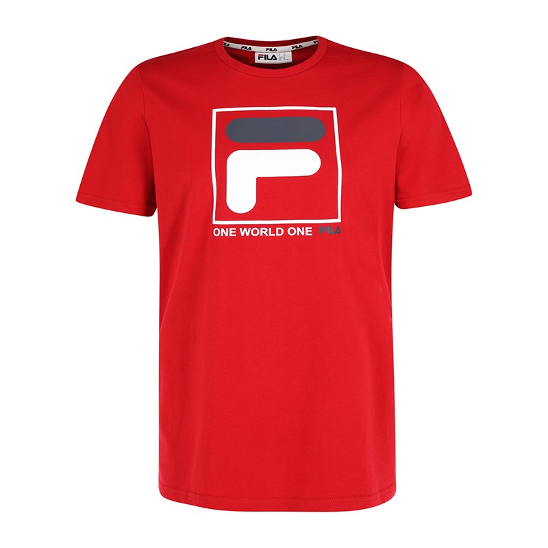 Футболка чоловіча Fila червона 107746-R3 — Sport City Футболка чоловіча Fila червона 107746-R3