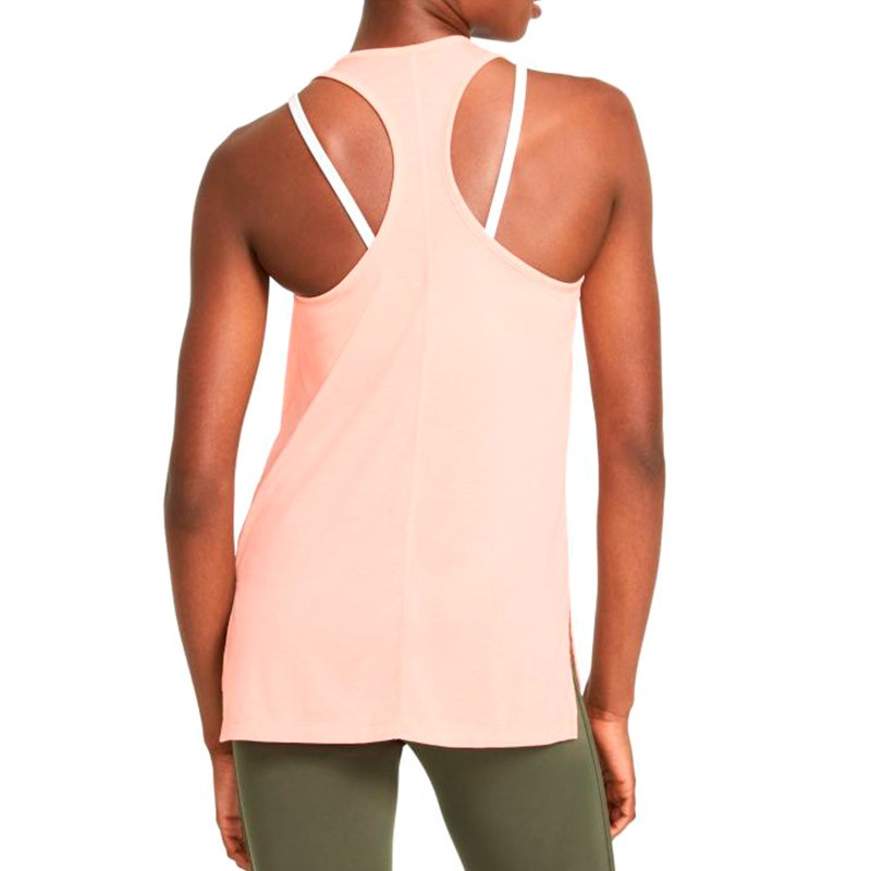 Майка жіноча Nike W Nike Yoga Layer Tank помаранчева CQ8826-800 — фото 2