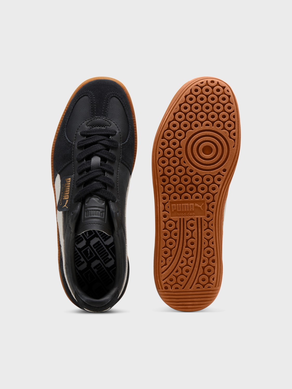 Кросівки чоловічі Puma Palermo Lth чорні 39646403 изображение 7