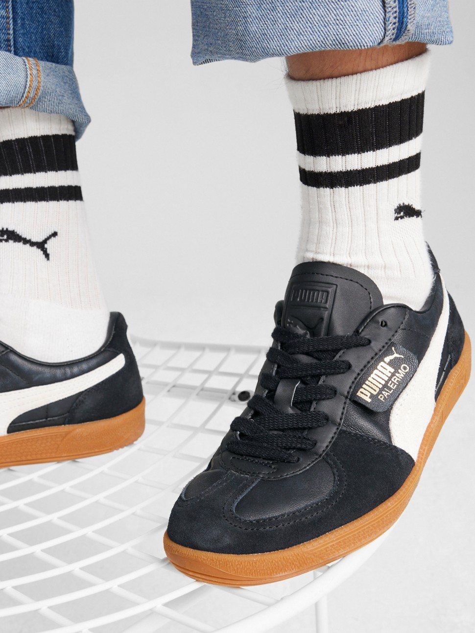 Кросівки чоловічі Puma Palermo Lth чорні 39646403 — фото 8 — Sport City Кросівки чоловічі Puma Palermo Lth чорні 39646403 — фото 8