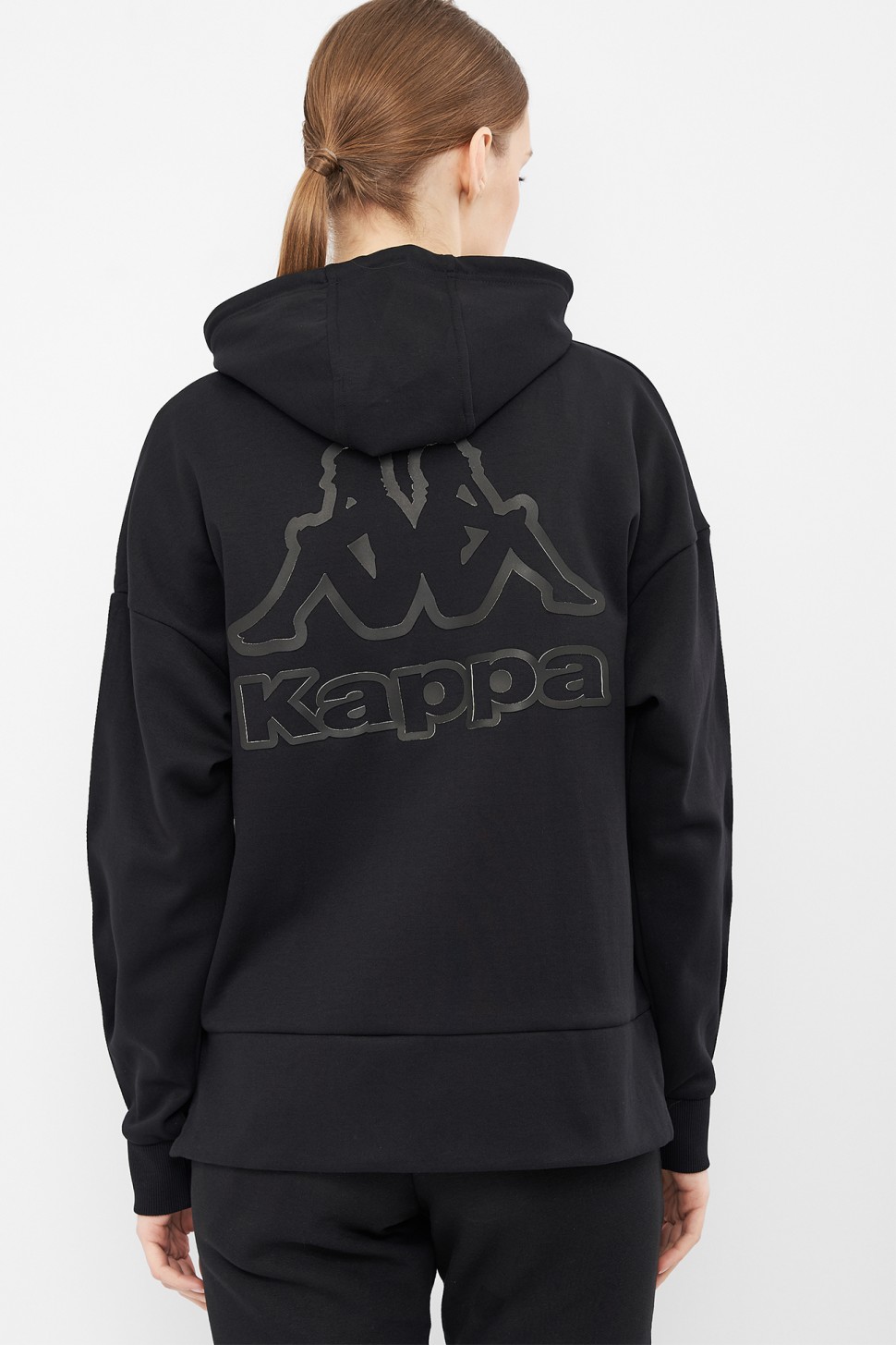 Толстовка женская Kappa черный 107986-99 — фото 2 — Sport City Толстовка женская Kappa черный 107986-99 — фото 2