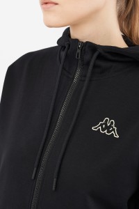 Толстовка женская Kappa черный 107986-99 изображение 4